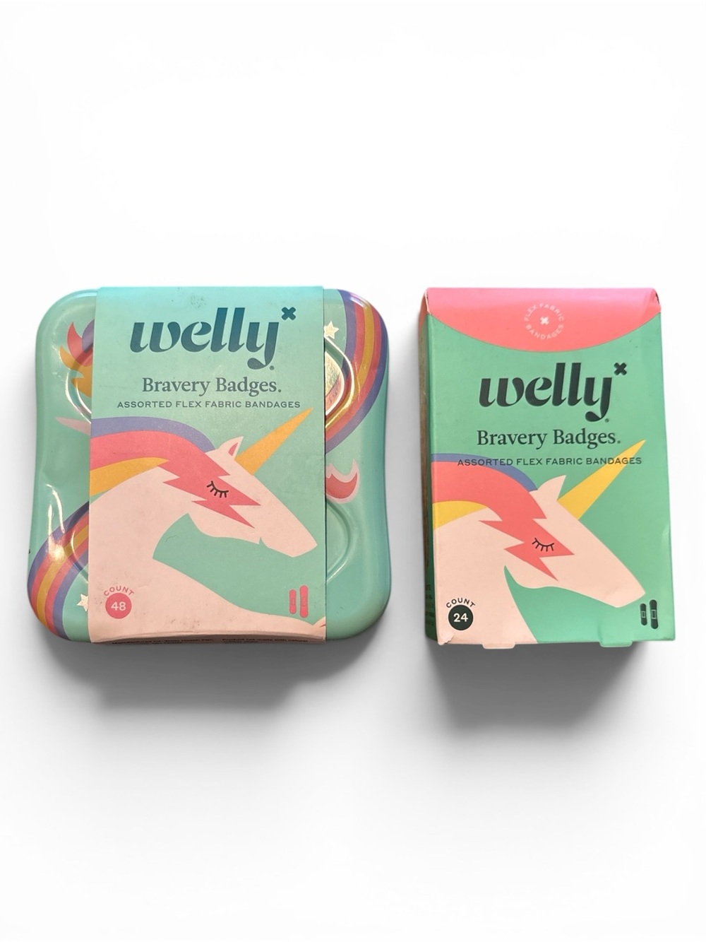 Welly Unicorn Bandages and Tin